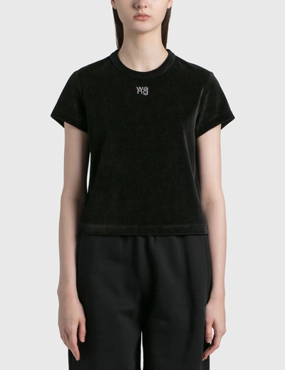 Alexander Wang T Logo Baby T-shirt In Black