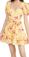 Likely Quinn Floral Belted Minidress In Snapdragon Multi