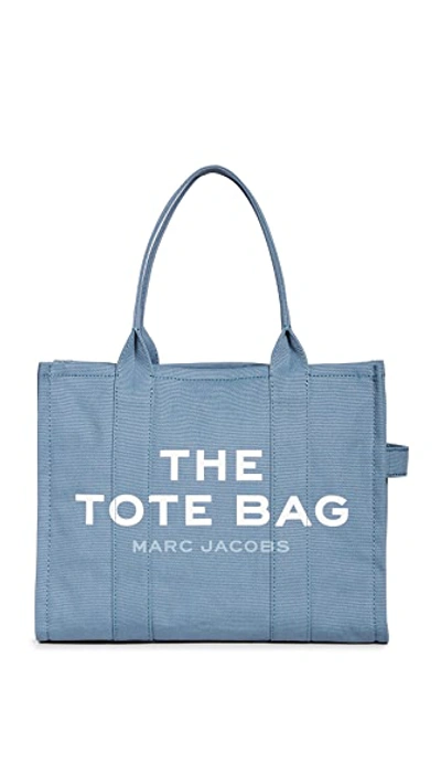 The Marc Jacobs Traveler Tote In Blue Shadow