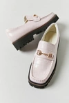 Intentionally Blank Croc Loafer In Pink
