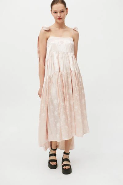 open lace back dress Sister Jane Floral Jacquard Mini Dress main image 1