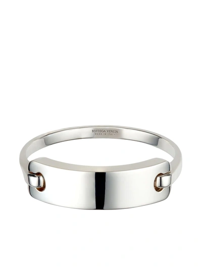 Bottega Veneta Sterling Silver Id Bracelet | ModeSens
