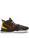 Nike Kyrie 7 "rayguns" Basketball Shoes In Black,team Orange,white,university Gold
