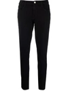 FRAME LE GARCON MID-RISE SKINNY JEANS