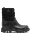 Moncler Women's Ginette Rib-knit Rain Boots