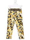 VERSACE BAROCCOFLAGE-PRINT LEGGINGS