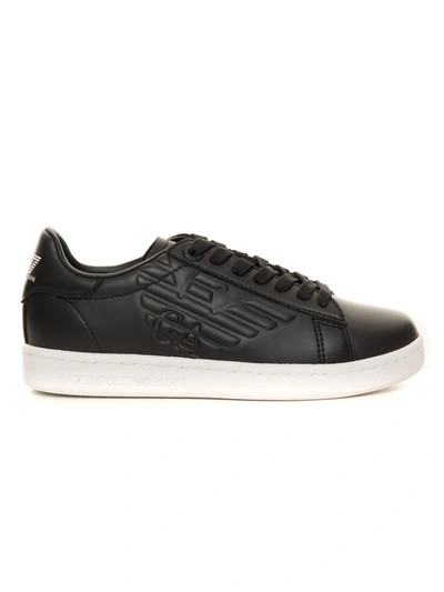 Ea7 Sneakers With Laces Black  Man