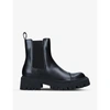 Balenciaga Tractor Bootie L20 Leather Boots