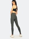 Alana Athletica The Stripe Legging In Gray Blue Laser Cut