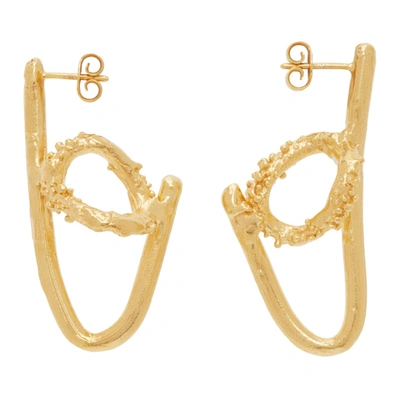 Alighieri Gold 'the Ancient Forest' Earrings