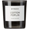 BYREDO COTTON POPLIN CANDLE, 2.4 OZ