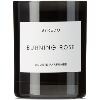 BYREDO BURNING ROSE CANDLE, 8.4 OZ