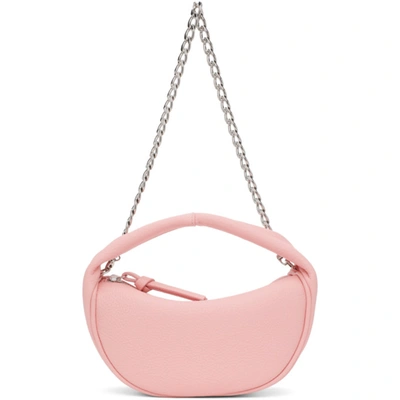 By Far Cush Peony Grained Leather Shoulder Bag