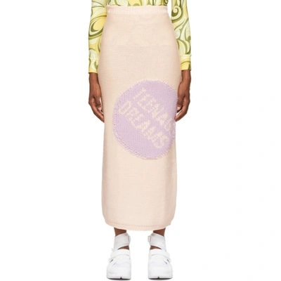 Raf Simons Gonna Lunga "teenage Dreams" In Pink
