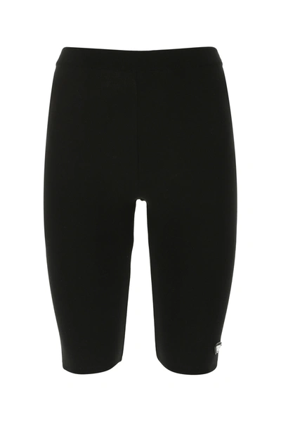 Prada Black Viscose Blend Leggings  Nd  Donna 42