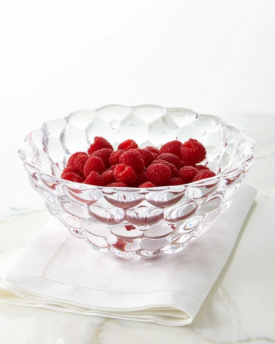 Orrefors Raspberry Small Bowl In Clear