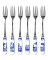 SPODE BLUE ITALIAN PASTRY FORKS, SET OF 6,PROD243630189