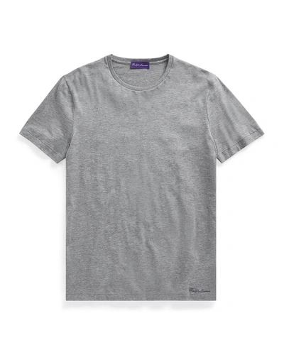 Ralph Lauren Men's Lisle Crewneck T-shirt In Grey