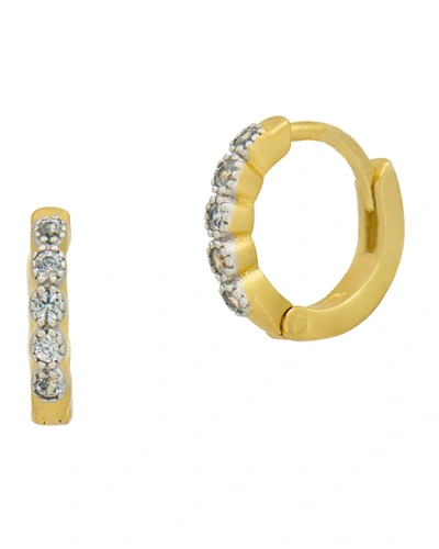 Freida Rothman Brooklyn Coast Huggie Hoop Earrings In Gold And Silver