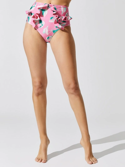 Patbo Pandola Ruffle-detail Bikini Bottoms In Pink