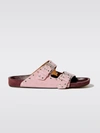Isabel Marant Lennyon Studded Flat Sandals In Rosewood