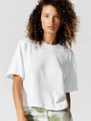 Cotton Citizen Tokyo Cropped Cotton T-shirt In White