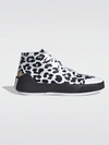Adidas By Stella Mccartney Treino Leopard Print High-top Sneakers In Ftwwht,cblack,clowhi