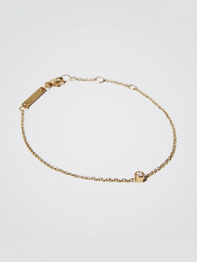 Zoë Chicco Diamond Bezel Set Bracelet In 14k Gold