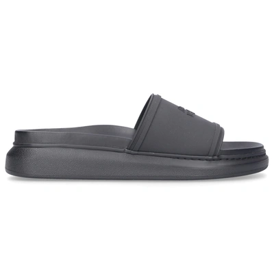 Alexander Mcqueen Sandals Hybrid Oversized Gum In Black