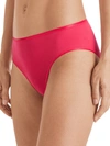 Hanro Cotton Seamless Hi-cut Brief In Geranium