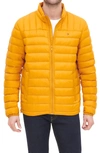 Tommy Hilfiger Packable Down Puffer Jacket In Gold