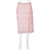BURBERRY BURBERRY FLORAL-EMBROIDERED TULLE SKIRT