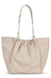 Vince Camuto Jude Leather Tote In Oyster Shell