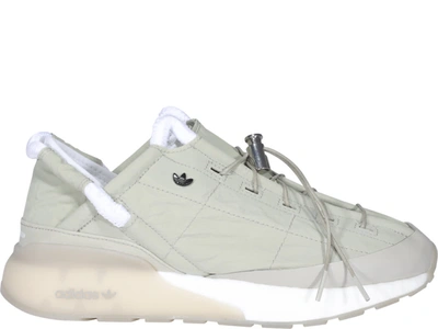 Adidas Originals Khaki Nylon Zx 2k Phormar Ii Sneakers In Light Green/white