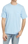 Tommy Bahama Bali Beach Crewneck T-shirt In Chambray Blue