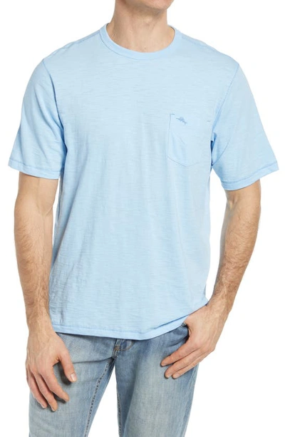 Tommy Bahama Bali Beach Crewneck T-shirt In Chambray Blue