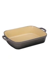 Le Creuset Signature 3 Quart Enameled Cast Iron Roaster In Oyster