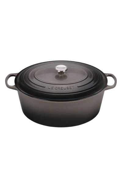 Le Creuset 15.5-qt. Signature Oval Dutch Oven In Oyster