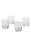 LEEWAY HOME SET OF 4 SIGNATURE ALL PURPOSE DRINKING GLASSES,GL-01-01