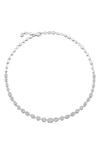 Sara Weinstock Reverie Cluster Choker Necklace In 18k White Gold