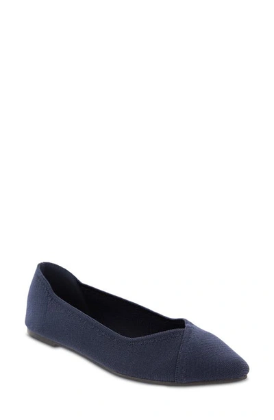 Mia Elanna Knit Flat In Navy