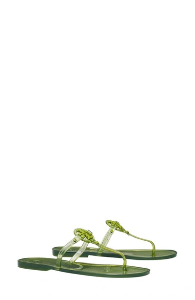 Tory Burch Mini Miller Jelly Thong Sandal In Green Valley ModeSens