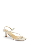 Aeyde 65mm Elise Leather Thong Sandals In Cream