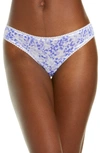 On Gossamer Triple Mesh Print Bikini In Soft Spot