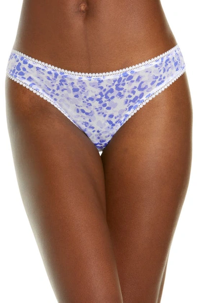 On Gossamer Triple Mesh Print Bikini In Soft Spot