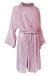 Emilia George Annabette Maternity Robe & Sleep Mask In Blush