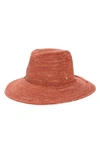 HELEN KAMINSKI DESMONDA PACKABLE RAFFIA FEDORA,DESMONDA