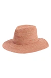 HELEN KAMINSKI DESMONDA PACKABLE RAFFIA FEDORA,DESMONDA