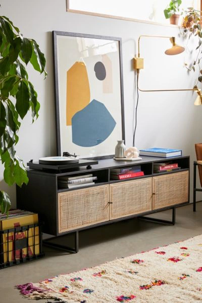 Urban Outfitters Ivy Media Console In Black