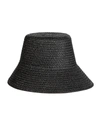 Eric Javits Marina Packable Bucket Hat In Black